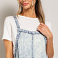 Bohemian Denim Washed Tie Dye Tencel Jumpsuit