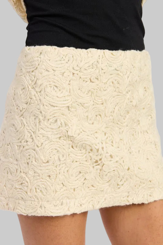 Amira Boho Macrame Mini Skirt