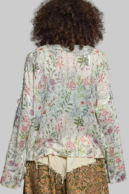 Aubrey Floral Boho Cardigan 
