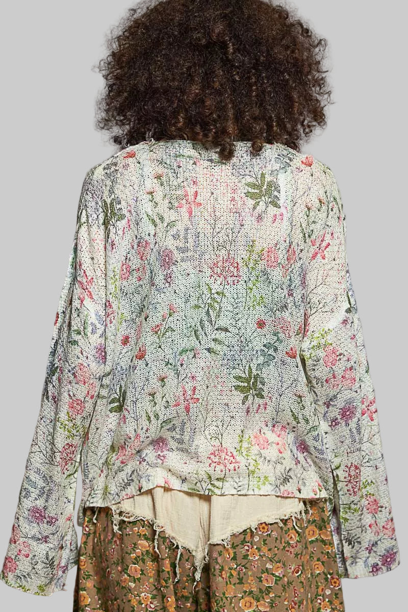 Aubrey Floral Boho Cardigan 