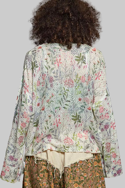 Aubrey Floral Boho Cardigan 