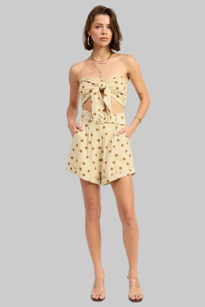 Bailey Cuffed Hem Belted Shorts