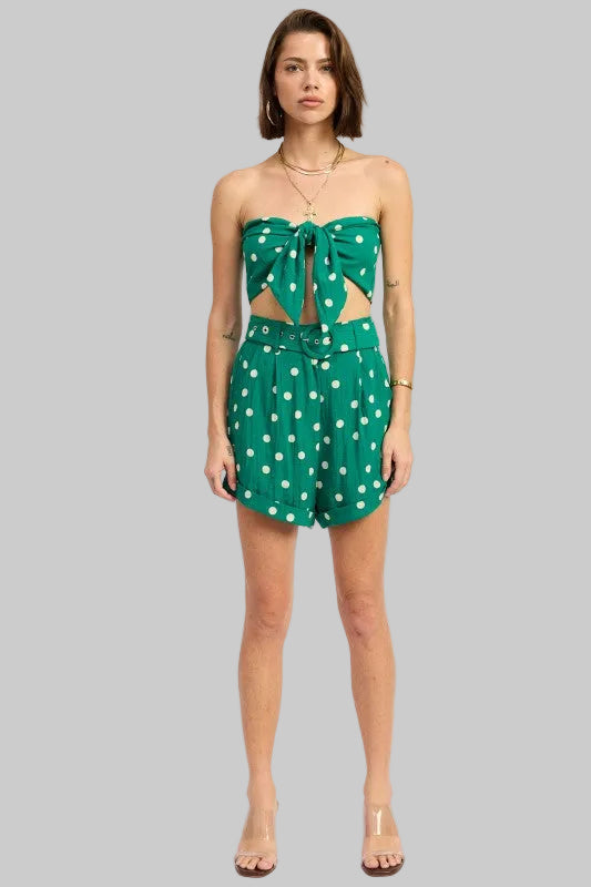 Bailey Front Tie Scarf Top