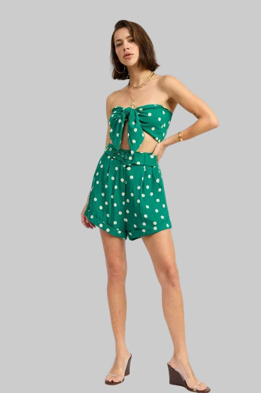 Bailey Front Tie Scarf Top