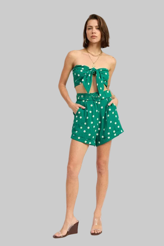 Bailey Front Tie Scarf Top