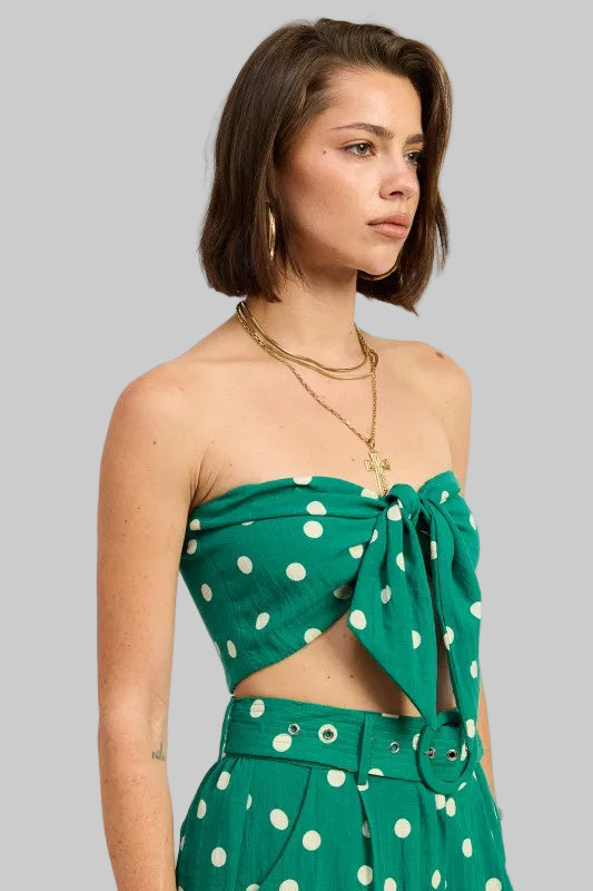 Bailey Front Tie Scarf Top