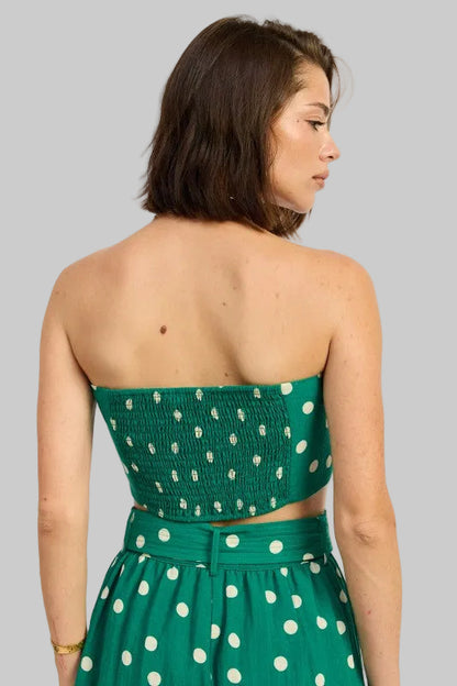 Bailey Front Tie Scarf Top