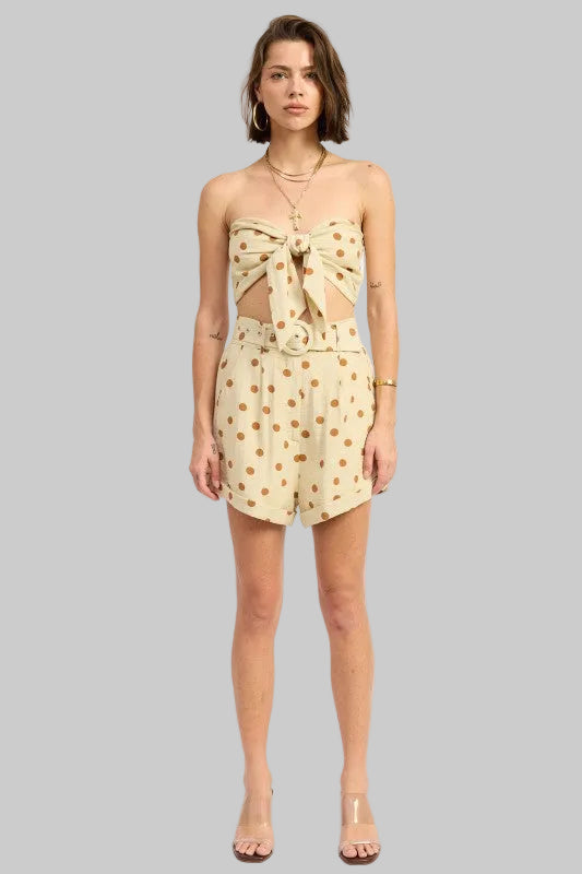 Bailey Front Tie Scarf Top