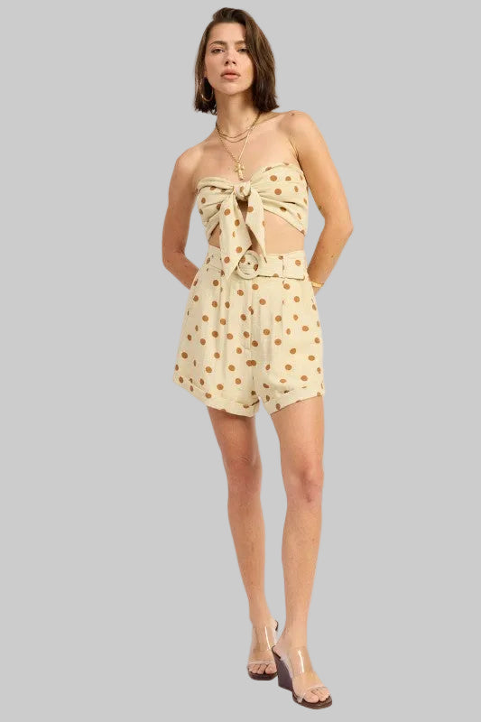 Bailey Front Tie Scarf Top