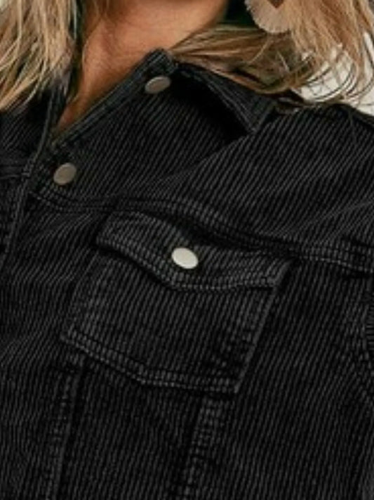 Bohemian Vintage Washed Corduroy Jacket