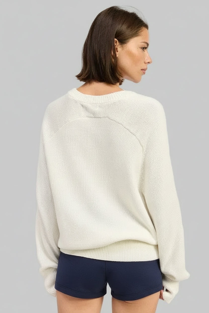 Brielle Sardine Nautical Graphic Sweater