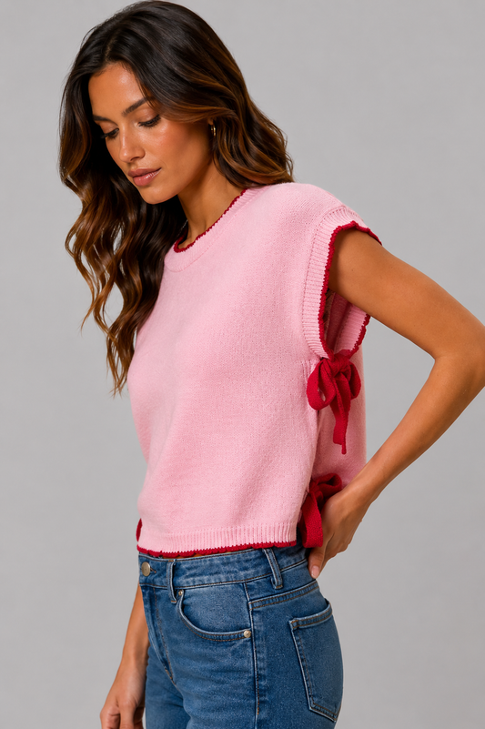 Brynlee Dolman Side Ribbon Tie Top