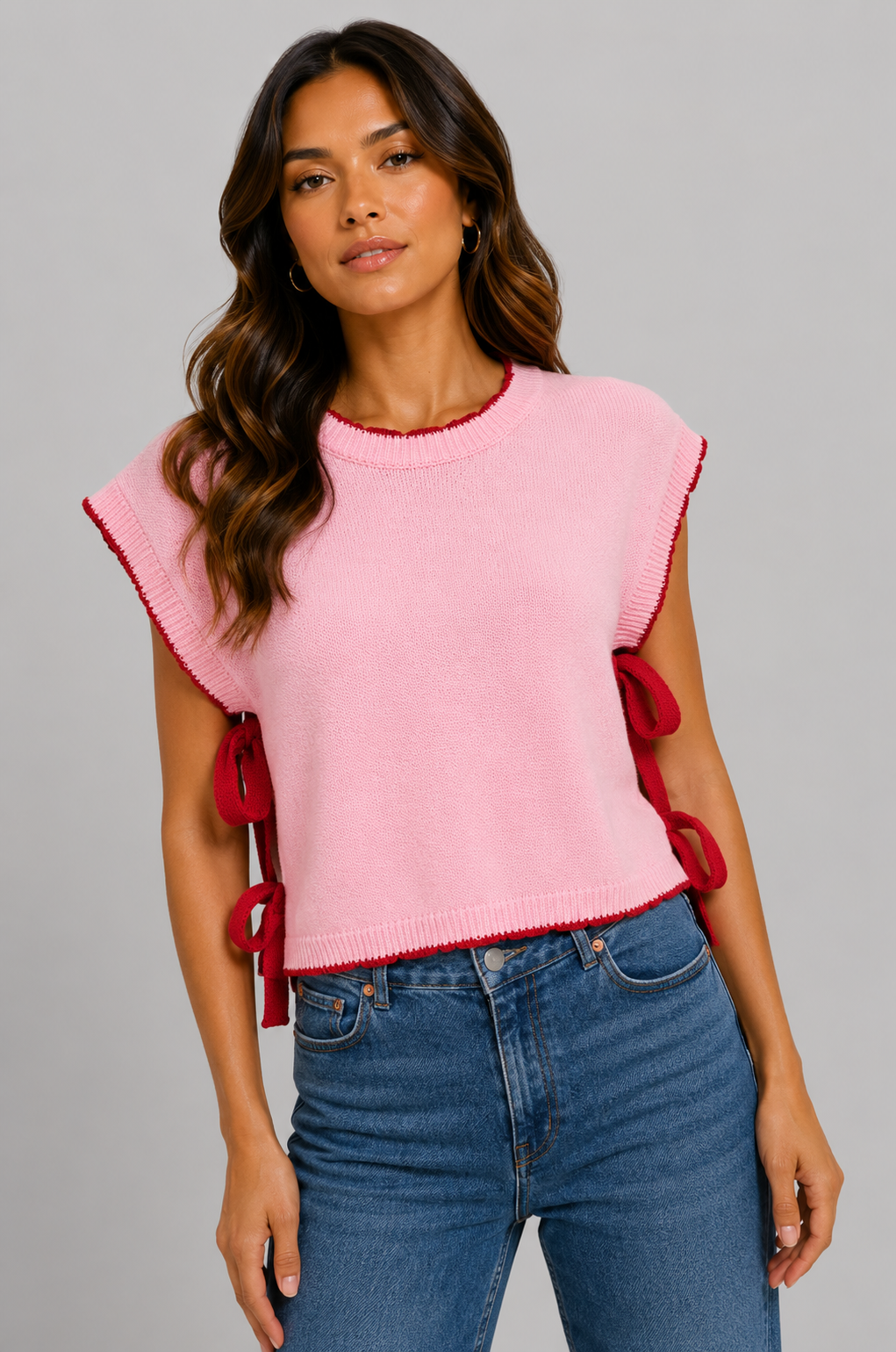 Brynlee Dolman Side Ribbon Tie Top