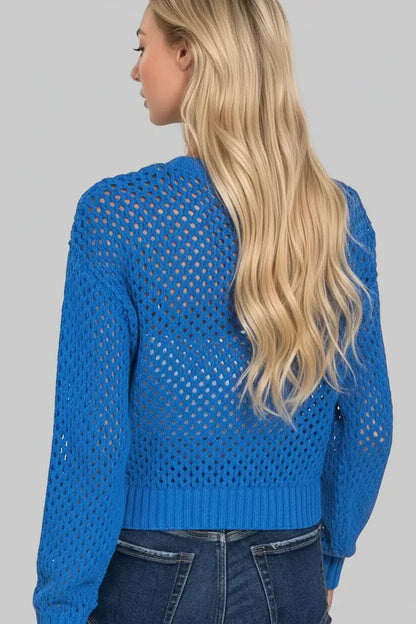 Claire Boho Crochet Cardigan Sweater