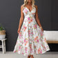 Destiny Lace Waist Panel Floral Midi Dress