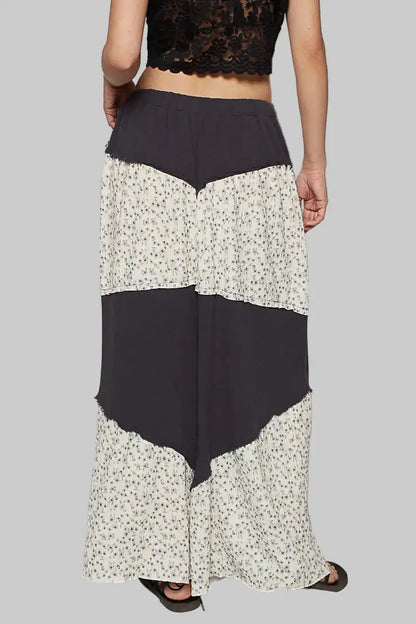 Eliana Boho Floral Wide Leg Pants