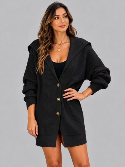 Ella Button Up Longline Cardigan