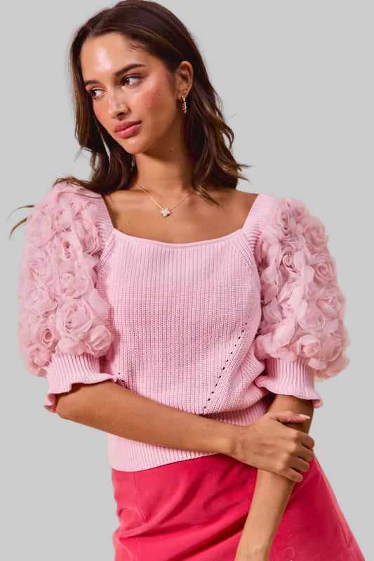 Elliana Rose Sleeves Sweater