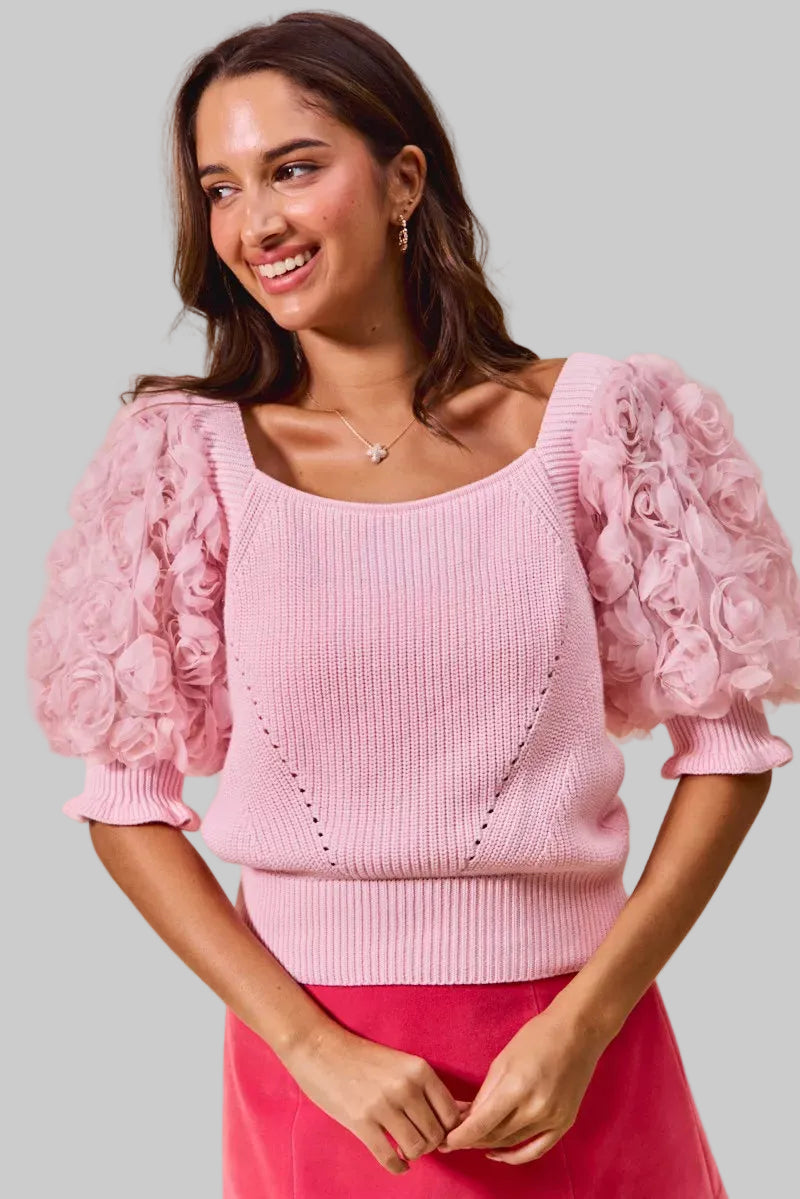 Elliana Rose Sleeves Sweater