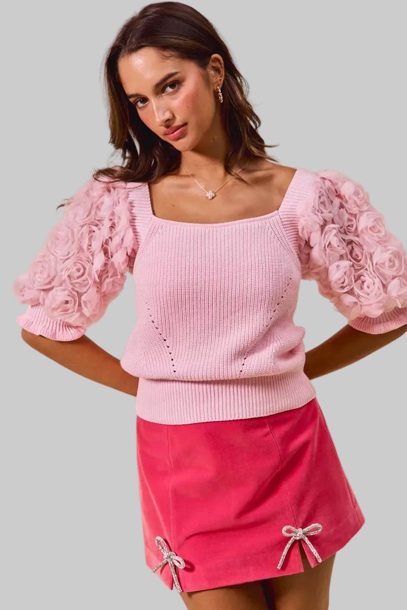 Elliana Rose Sleeves Sweater