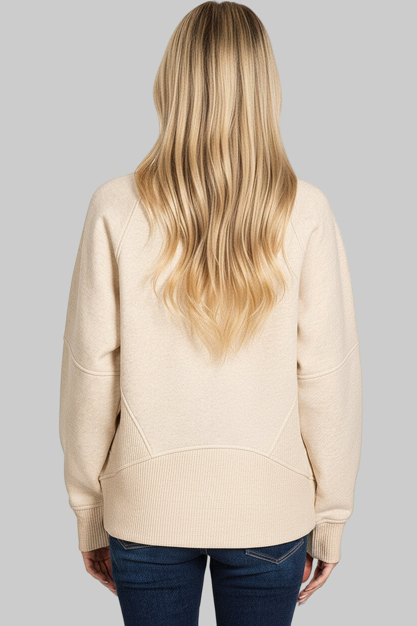 Eloise Half Zip Fleece Sweatshirt