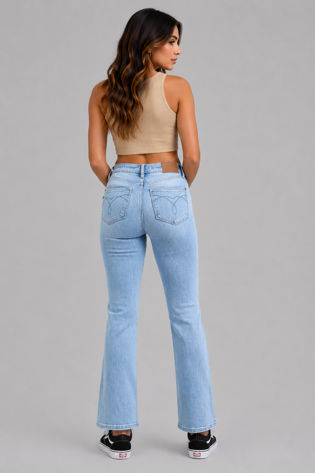 Hadley Mid Rise Thermal Bootcut Jeans