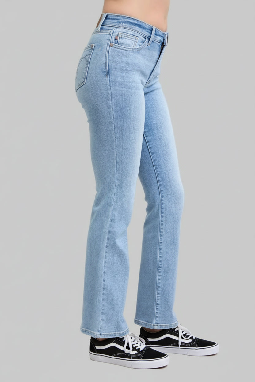 Hadley Mid Rise Thermal Bootcut Jeans