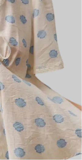 Harper Shell Tie Front Flutter Sleeves Top