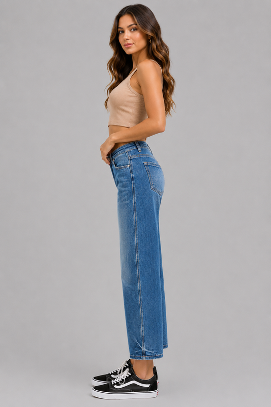Jade Slouchy Cropped Barrel Jeans