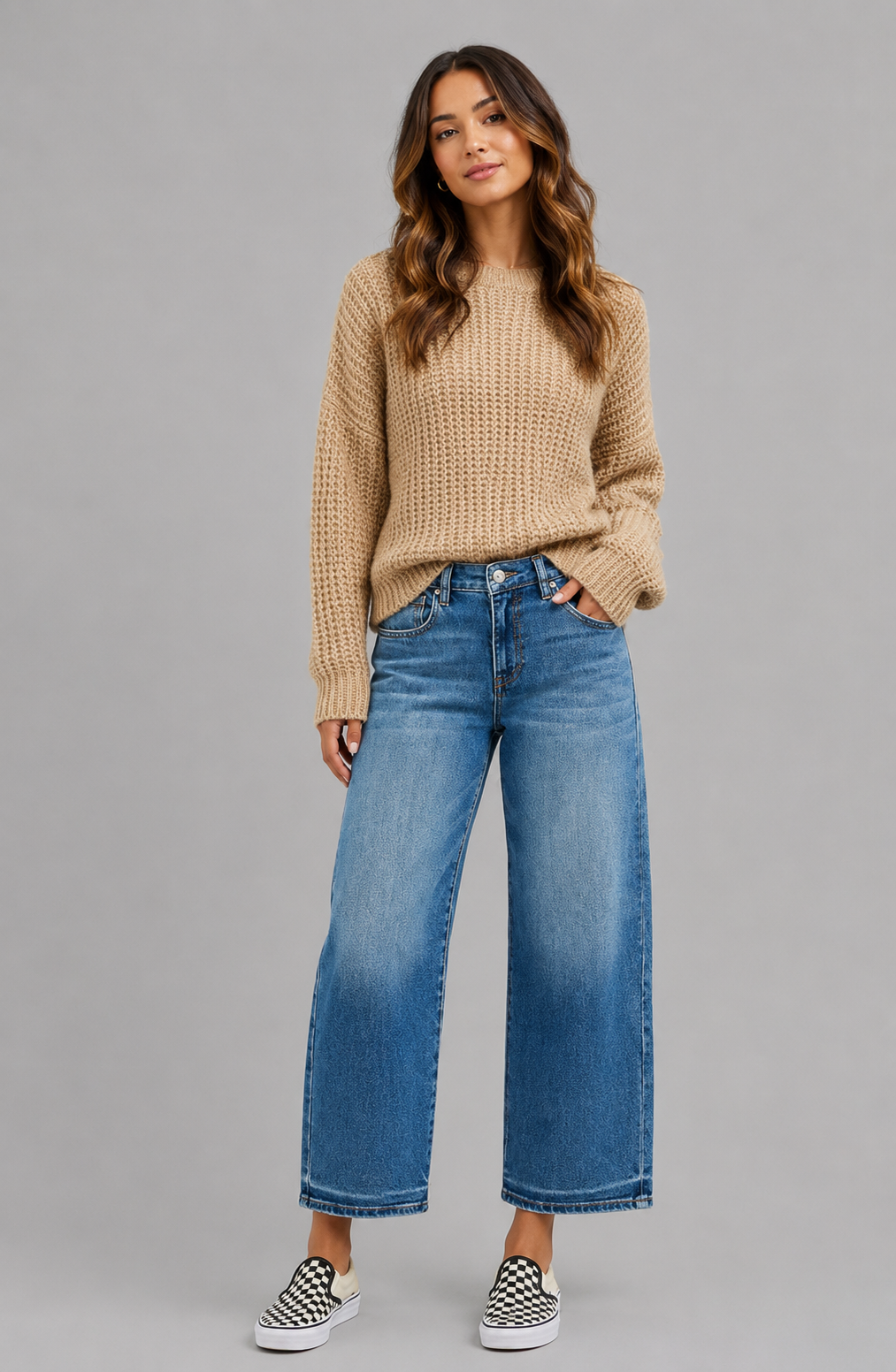 Jade Slouchy Cropped Barrel Jeans
