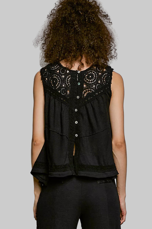 Juliette Boho Crochet Swing Top