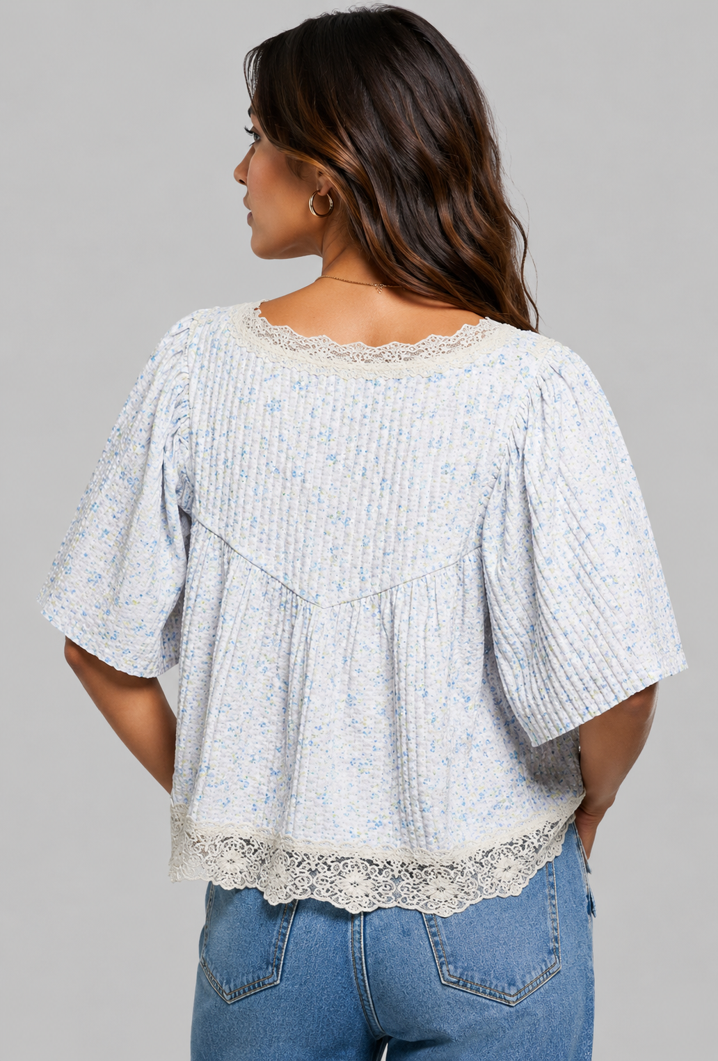 Kinsley Floral Lace Blouse