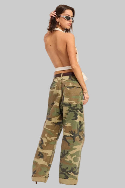 Kylie Halter Backless Scarf Top