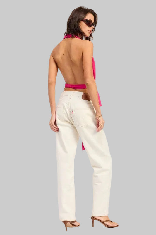 Kylie Halter Backless Scarf Top