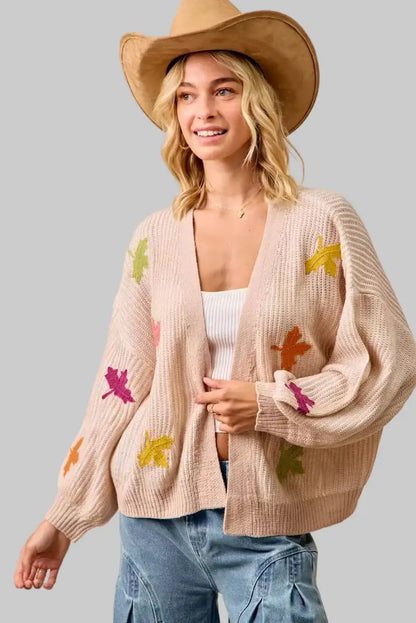Leilani Leaf Knit Cardigan