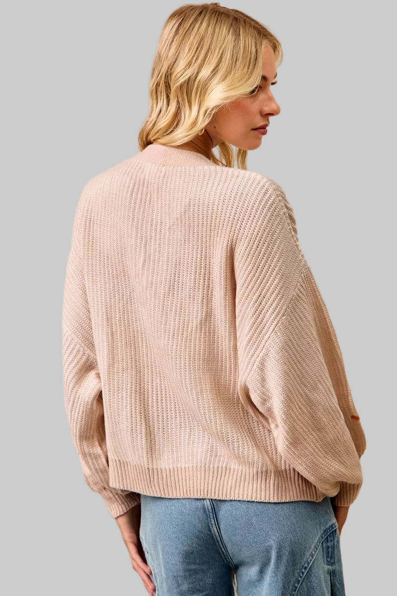 Leilani Leaf Knit Cardigan