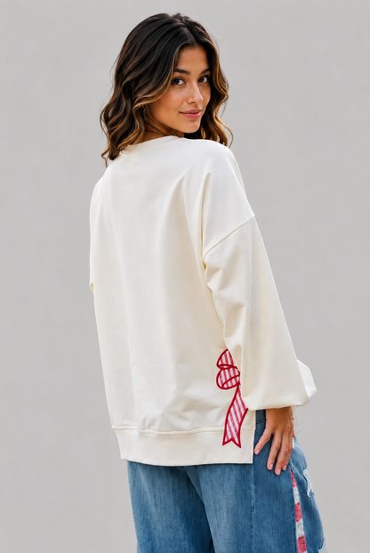 Lily Stars & Stripes Patches Sweatshirt