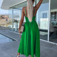 Lindsey Woven Sexy Bow Cutout Maxi Dress