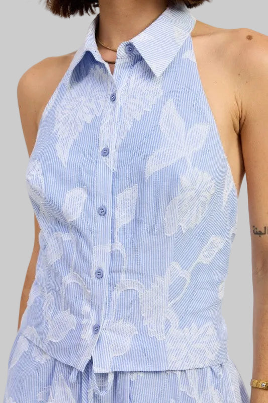 Mackenzie Button Down Collared Top