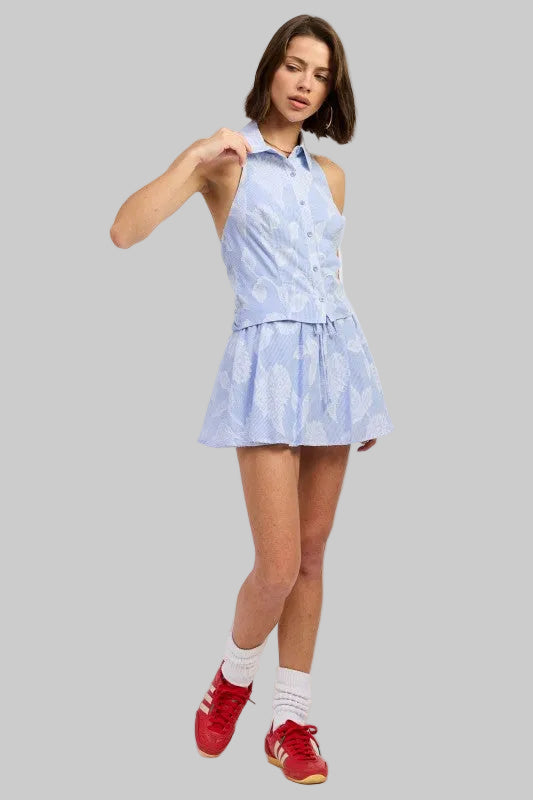 Mackenzie Button Down Collared Top