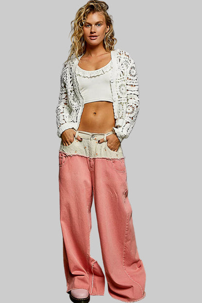 Naomi Boho Crochet Cardigan