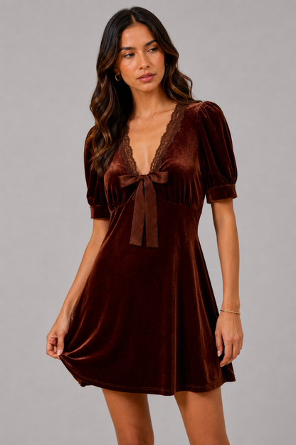 Nyla Velvet Mini Dress