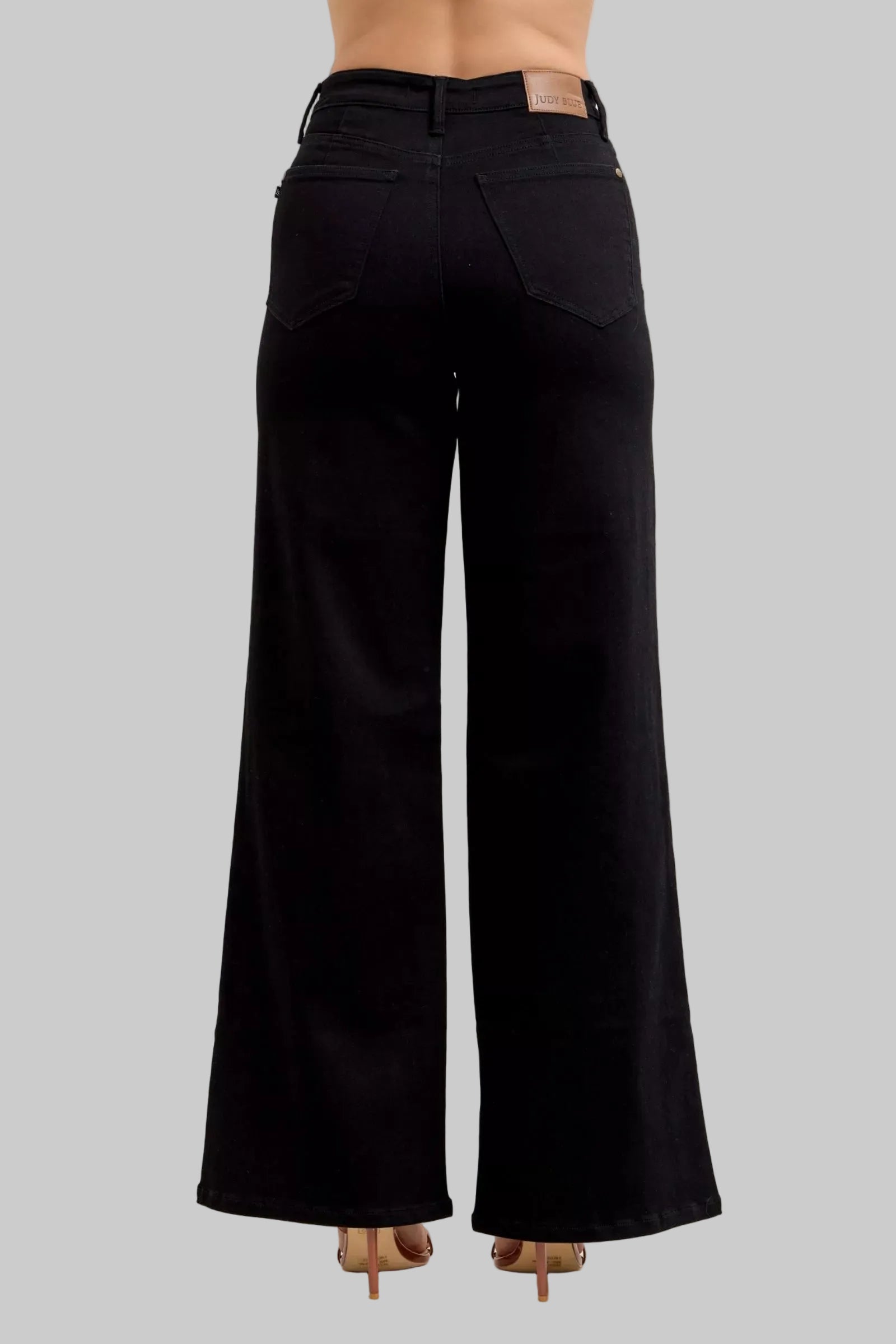 Remi Black High Waist Wide Leg Jeans