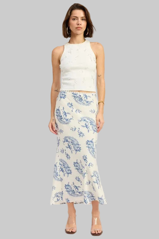 Rosalie Boho Mermaid Maxi Skirt