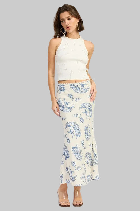 Rosalie Boho Mermaid Maxi Skirt