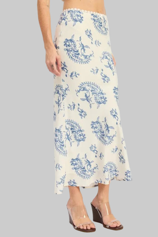 Rosalie Boho Mermaid Maxi Skirt