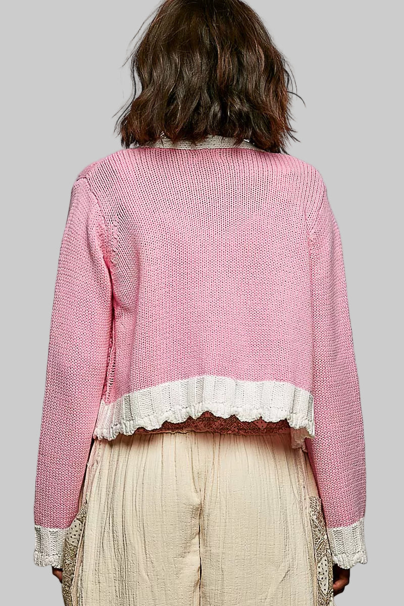 Samantha Cable Knit Cardigan Sweater