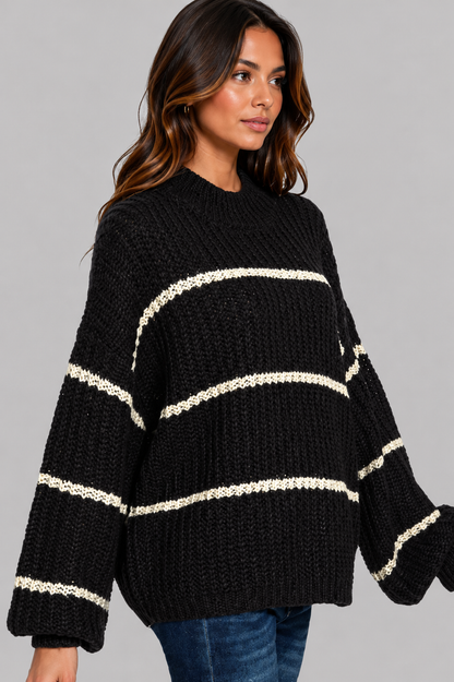 Skyla Oversize Striped Sweater