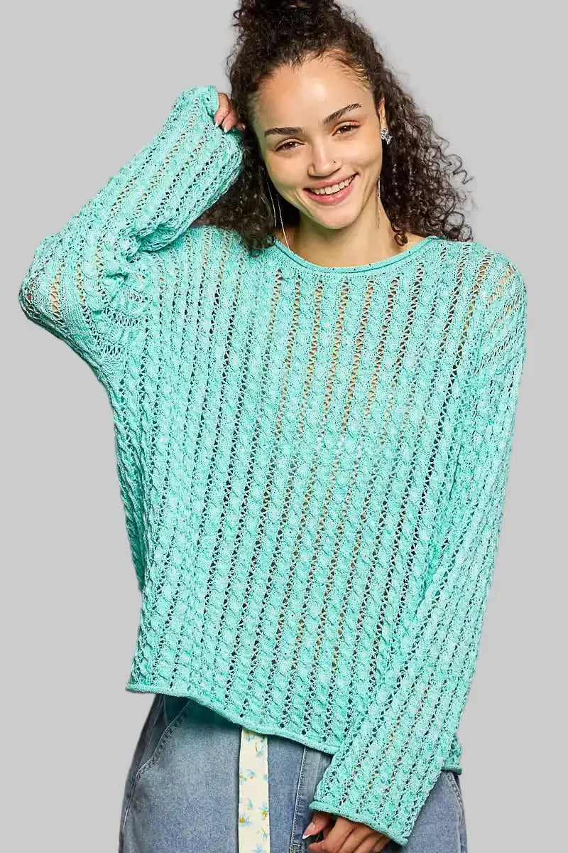 Skylar Open Knit Sweater