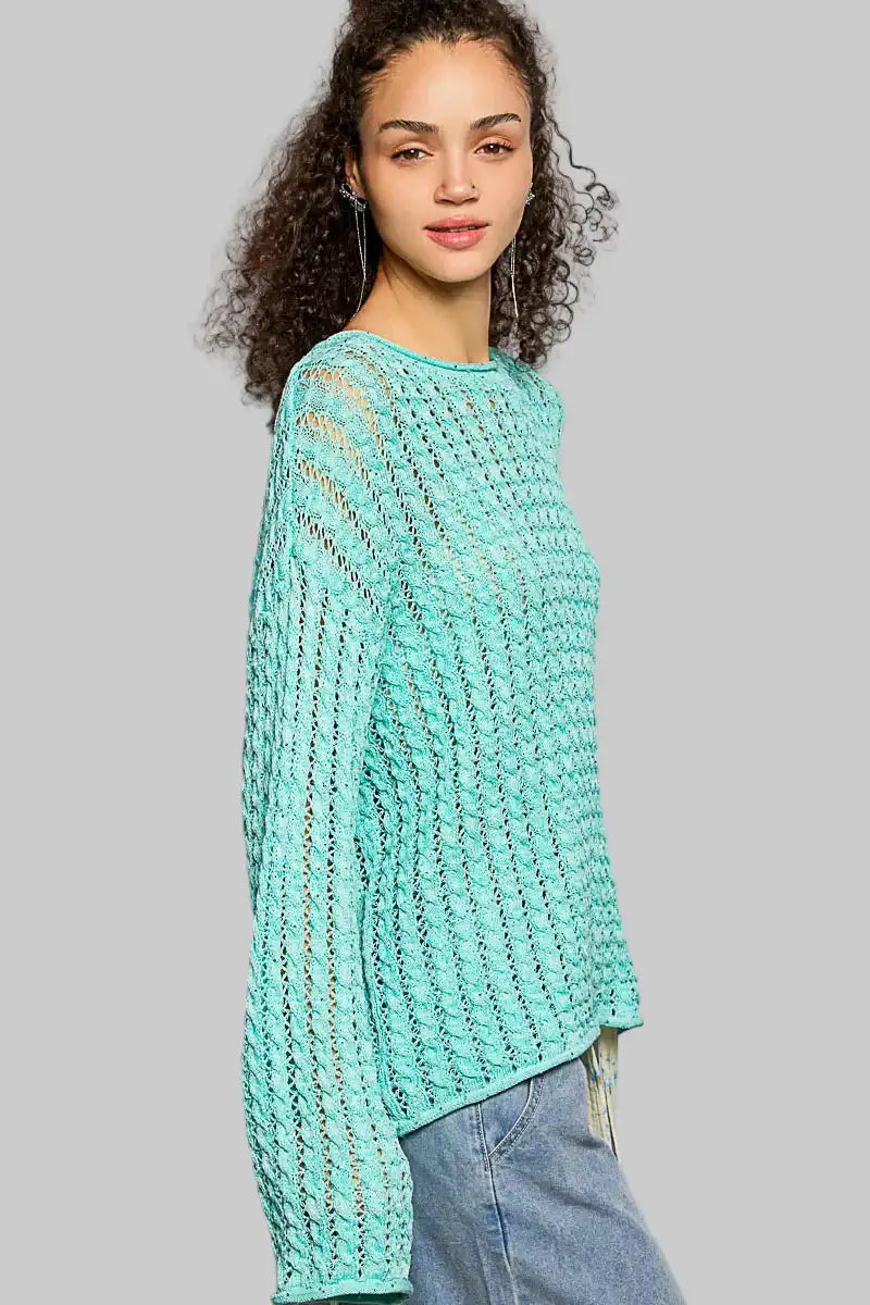 Skylar Open Knit Sweater